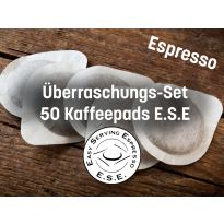 Überraschungs-Set Kaffeepads E.S.E Espresso (50 Pads)