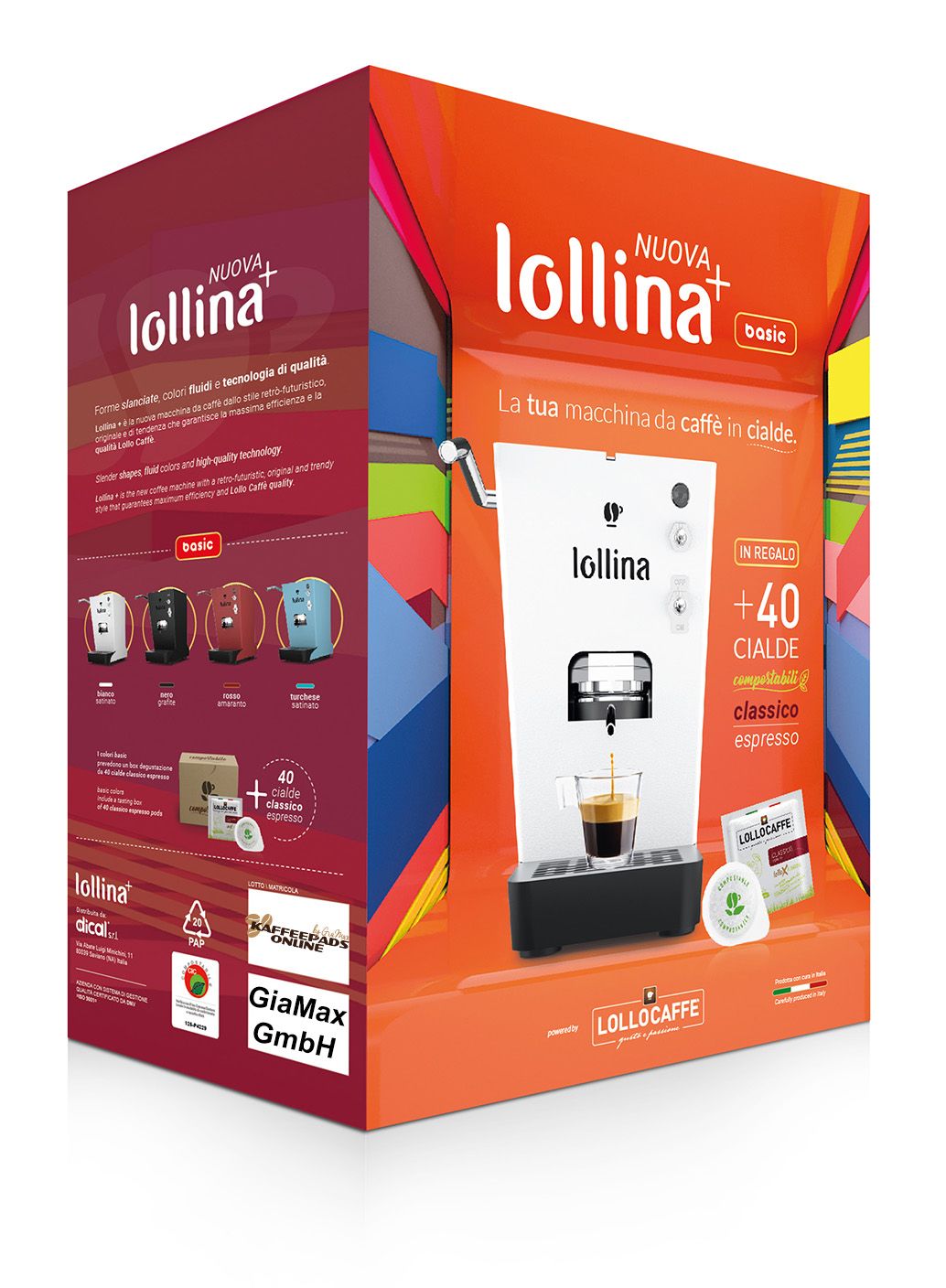 Lollina Plus Weiss - Kaffeemaschine